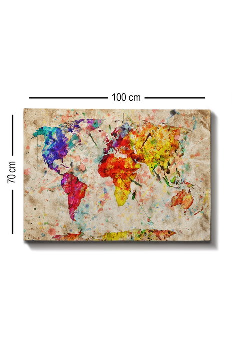 Wallity Kanvas Tablo 70 x 100 cm Multicolor